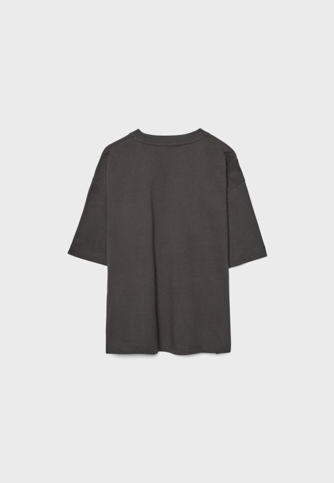 Oversize T-skjorte med korte ermer