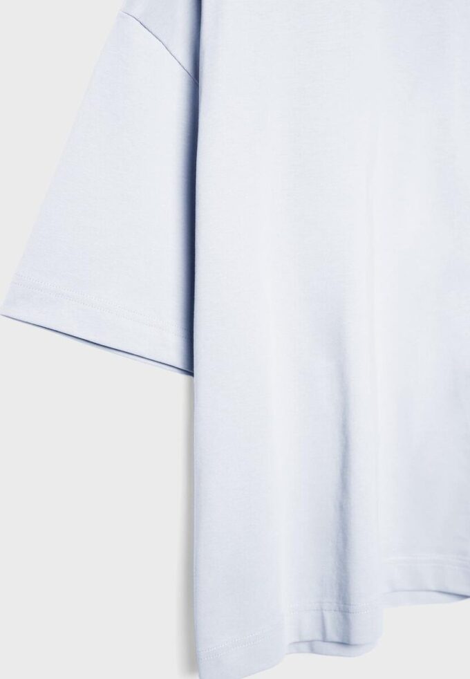 Oversize T-skjorte med korte ermer