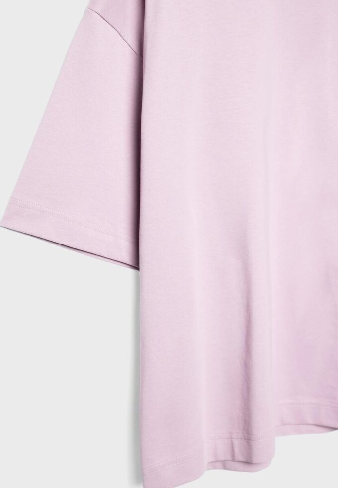 Oversize T-skjorte med korte ermer