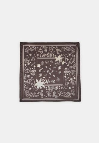 Paisley-skjerf med blomstermønster