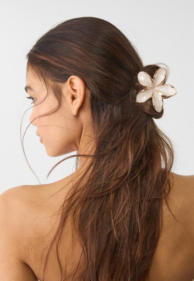 Pakke med 3 blomsterhårspenner