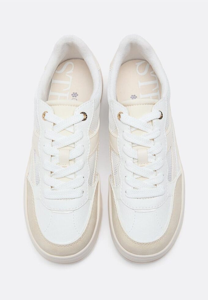 Platform-joggesko med åpent mønster