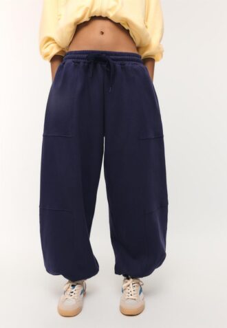 Plysjballong-joggebukser