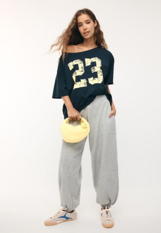 Plysjballong-joggebukser