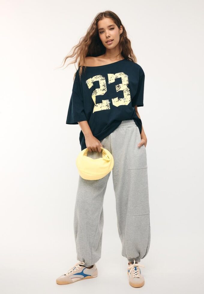 Plysjballong-joggebukser