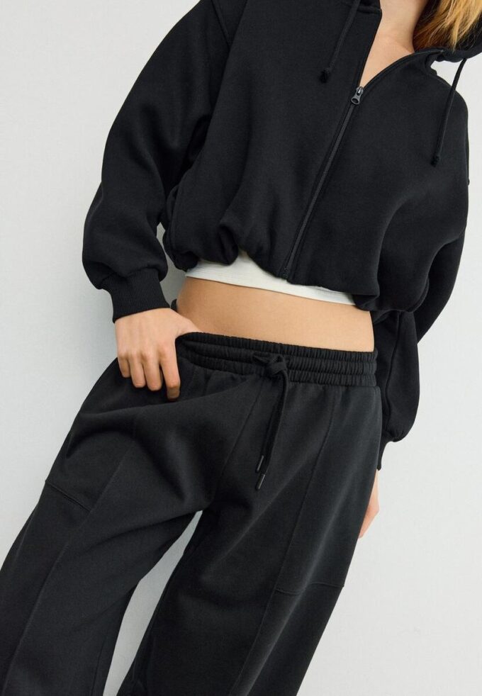 Plysjballong-joggebukser