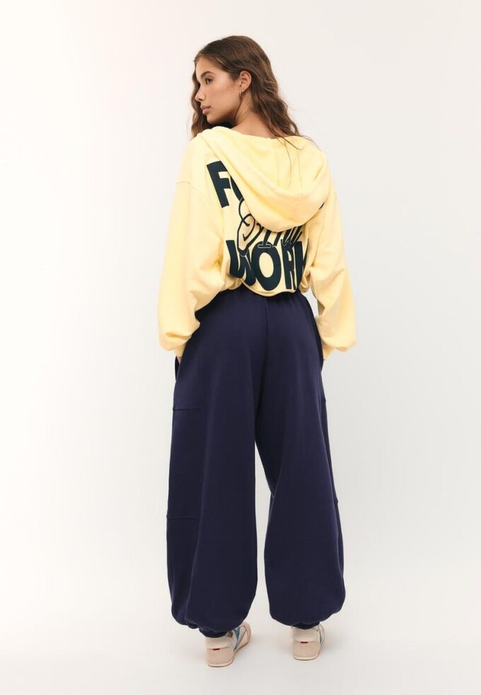 Plysjballong-joggebukser