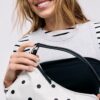 Polka Dot Moon Crossbody-veske