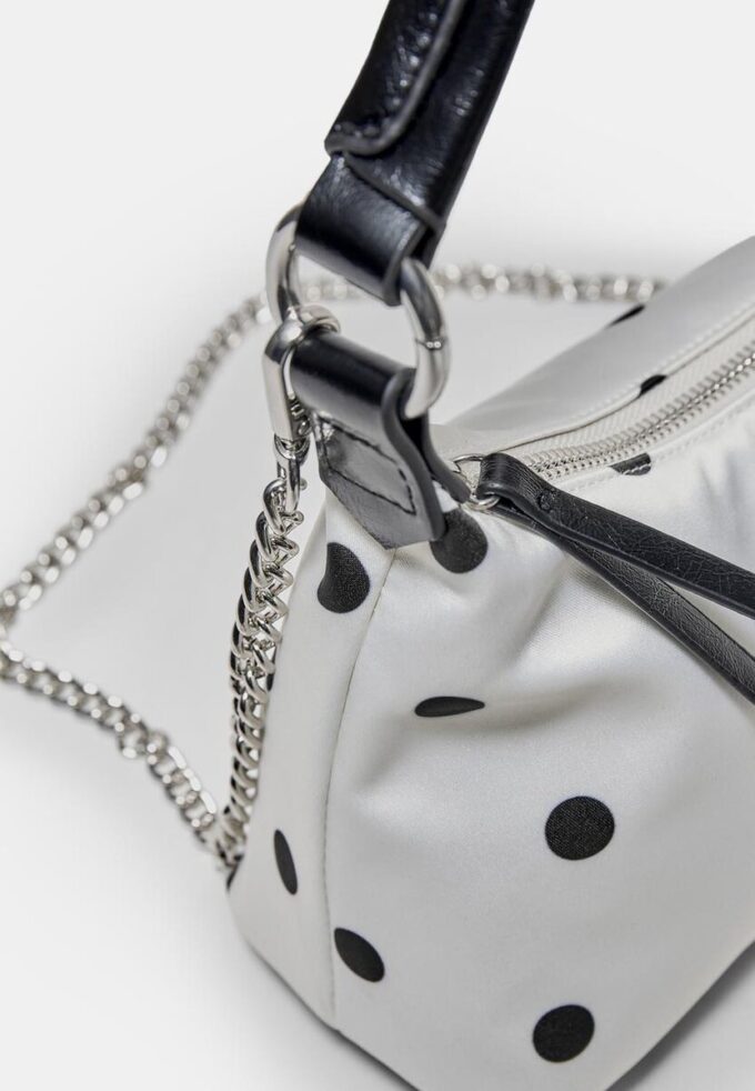 Polka Dot Moon Crossbody-veske