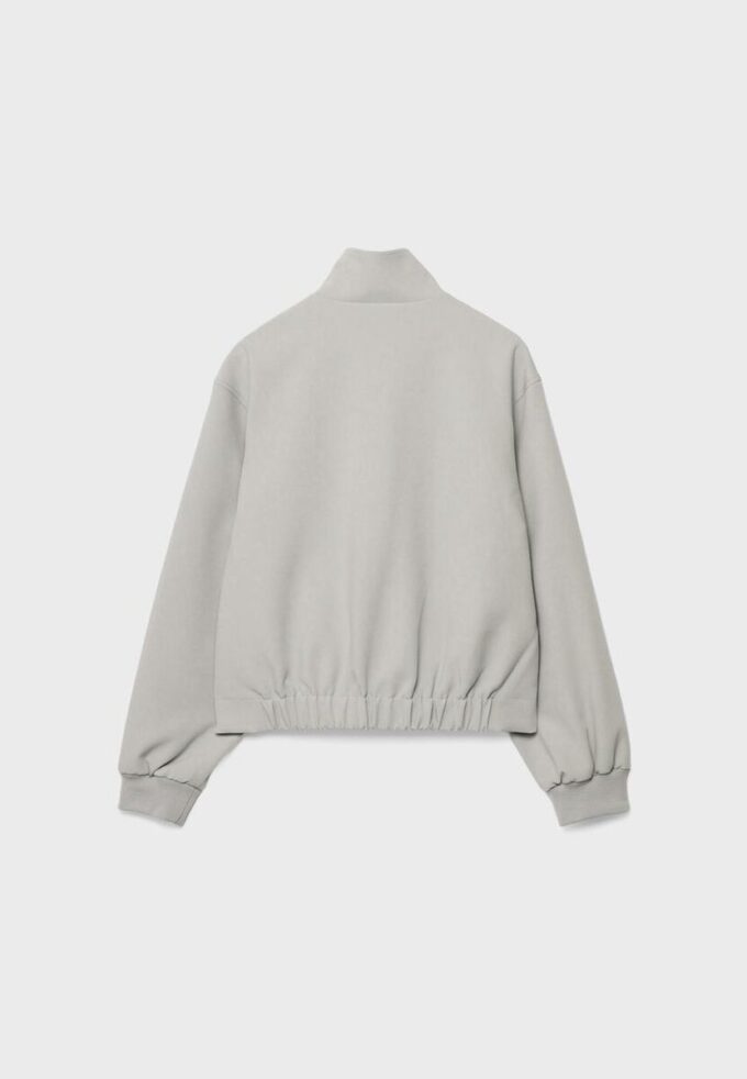 Pufferjakke med høy hals