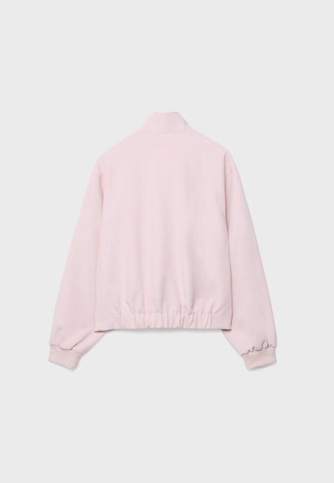 Puffjakke med høy hals