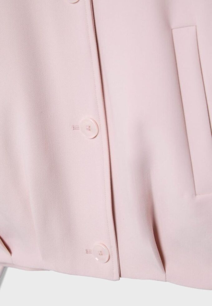 Puffjakke med høy hals