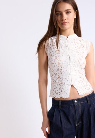 Qipao-topper i blonder