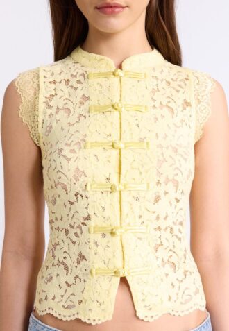 Qipao-topper i blonder