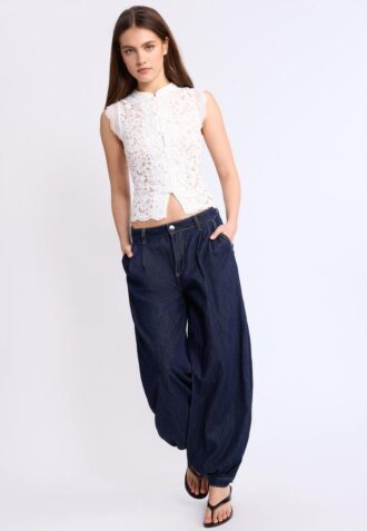 Qipao-topper i blonder