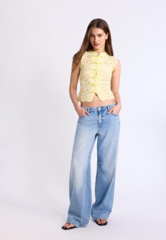 Qipao-topper i blonder