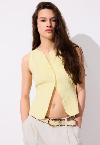 Raffiabelte med synlige sømmer