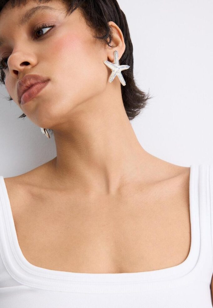 Øredobber med sjøstjerne