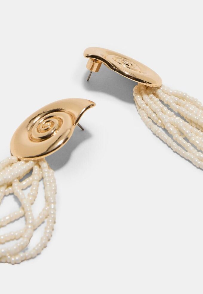 Øredobber med skjell