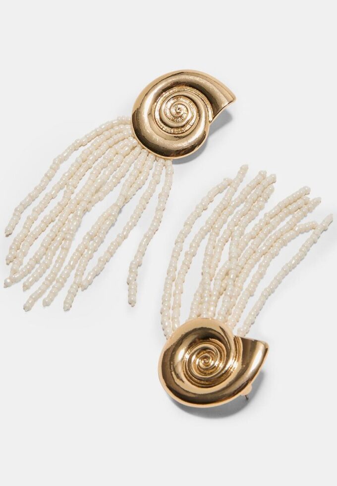 Øredobber med skjell