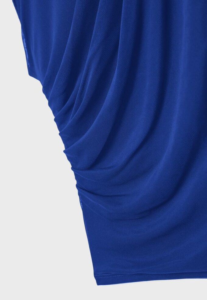 Rynket T-skjorte i tyll