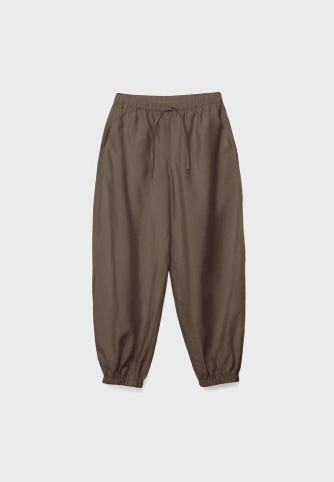 Sarouel-bukser i lyocell