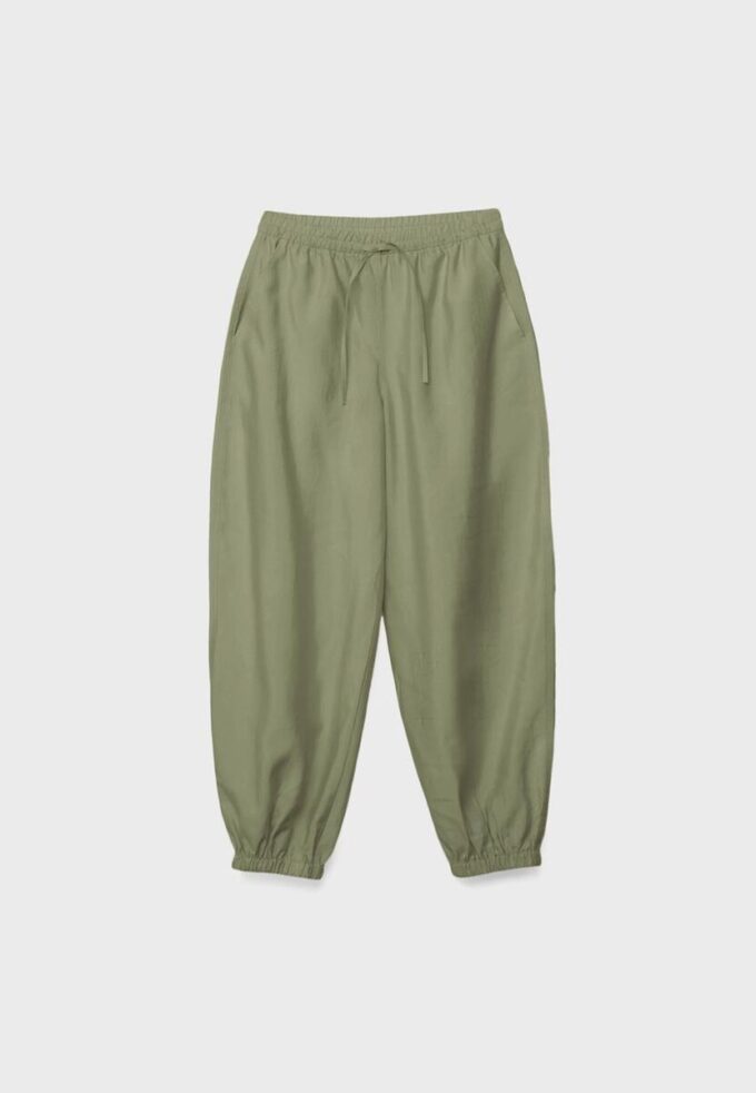 Sarouel-bukser i lyocell