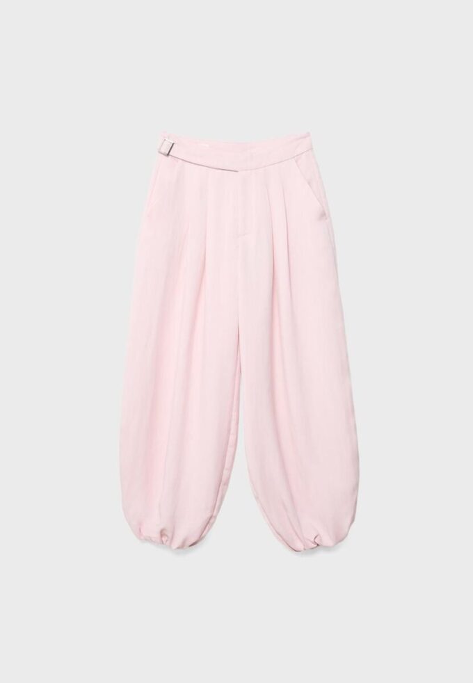 Sarouel-bukser med spenner