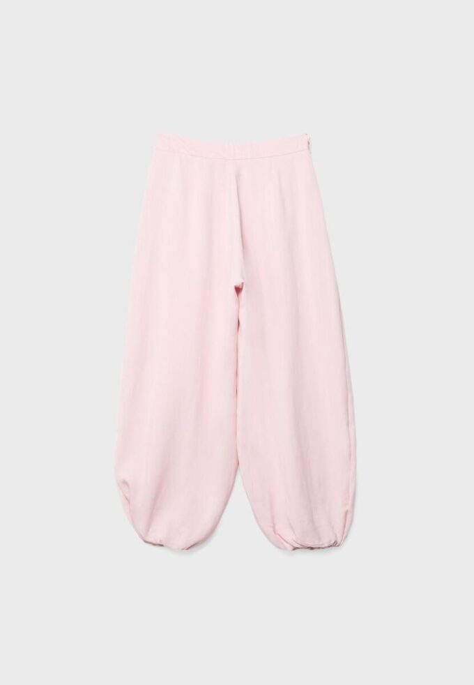 Sarouel-bukser med spenner