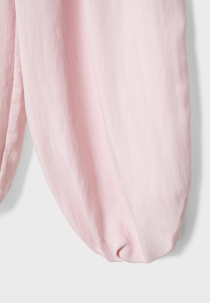 Sarouel-bukser med spenner