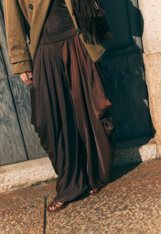 Sarouel-bukser med supervolum