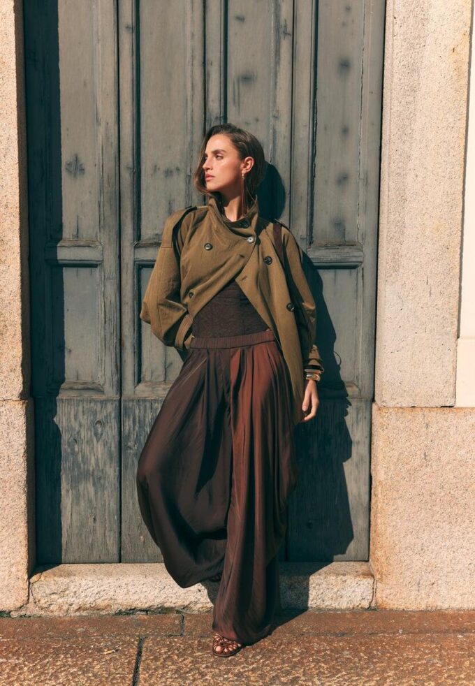 Sarouel-bukser med supervolum