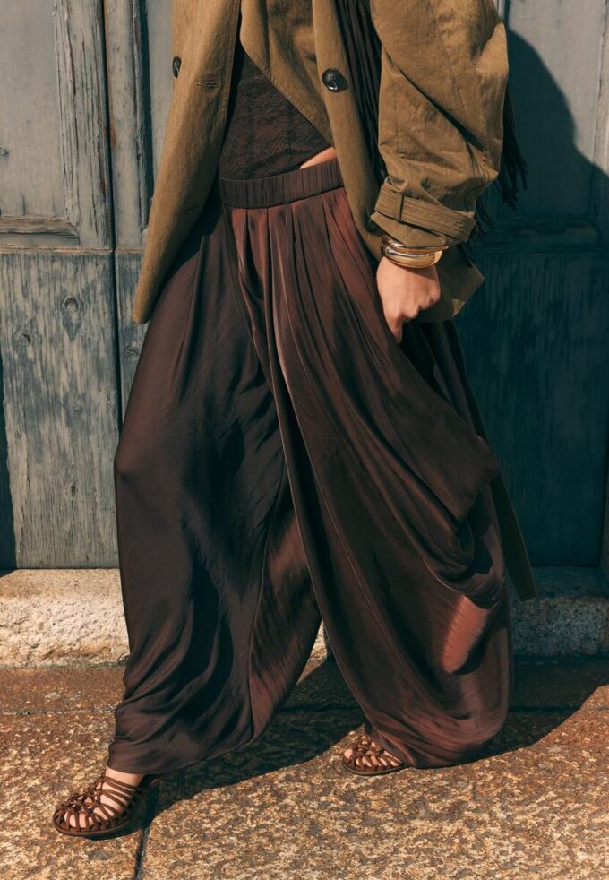 Sarouel-bukser med supervolum