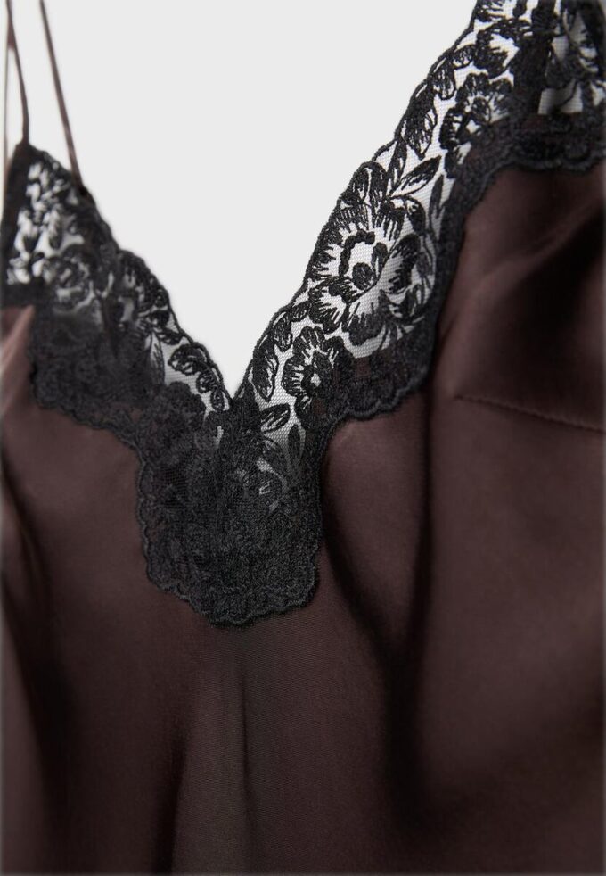 Sateng-camisolekjole