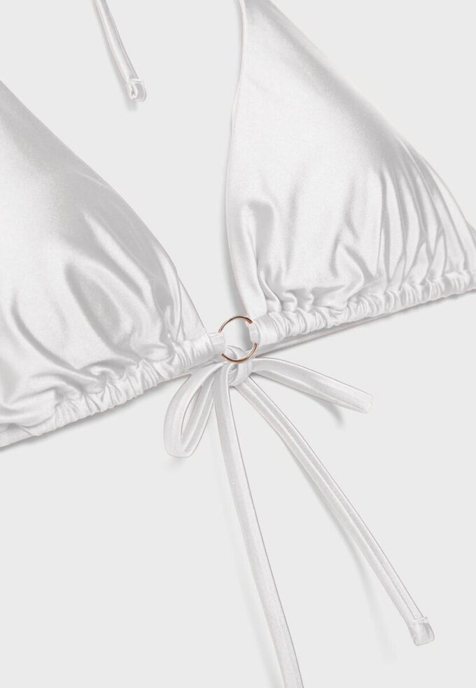 Satin-triangel-bikini-topper