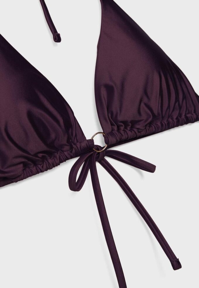 Satin-triangel-bikini-topper