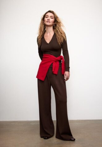 Seamless polo-T-skjorte