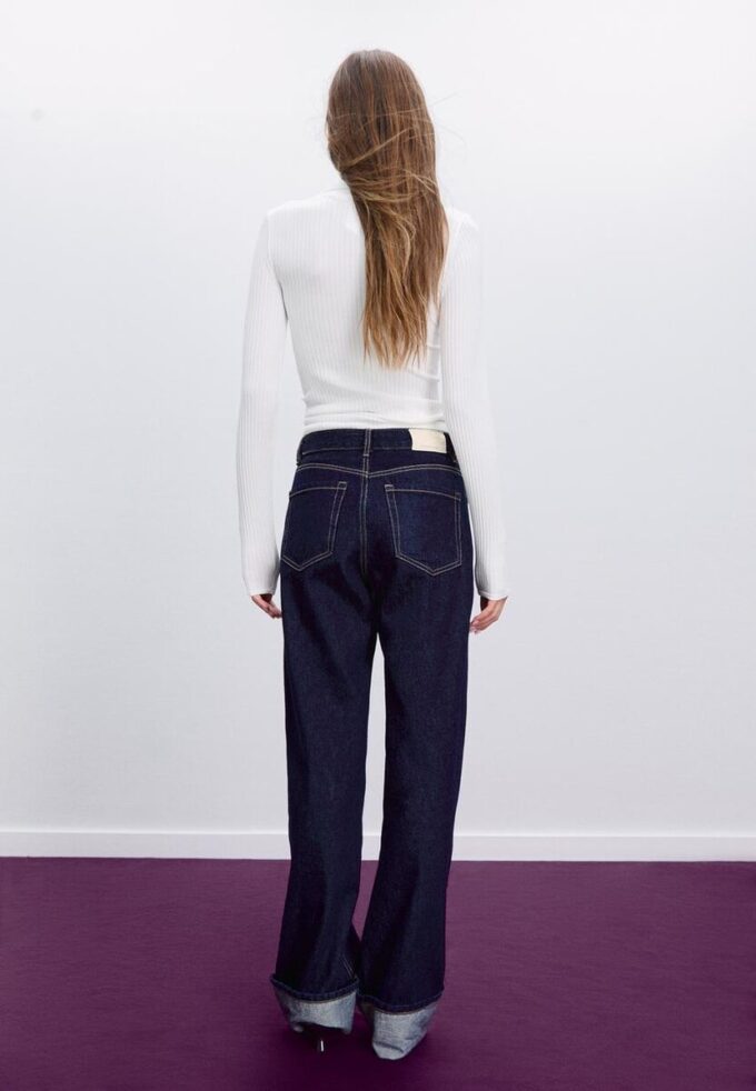 Seamless polo-T-skjorte