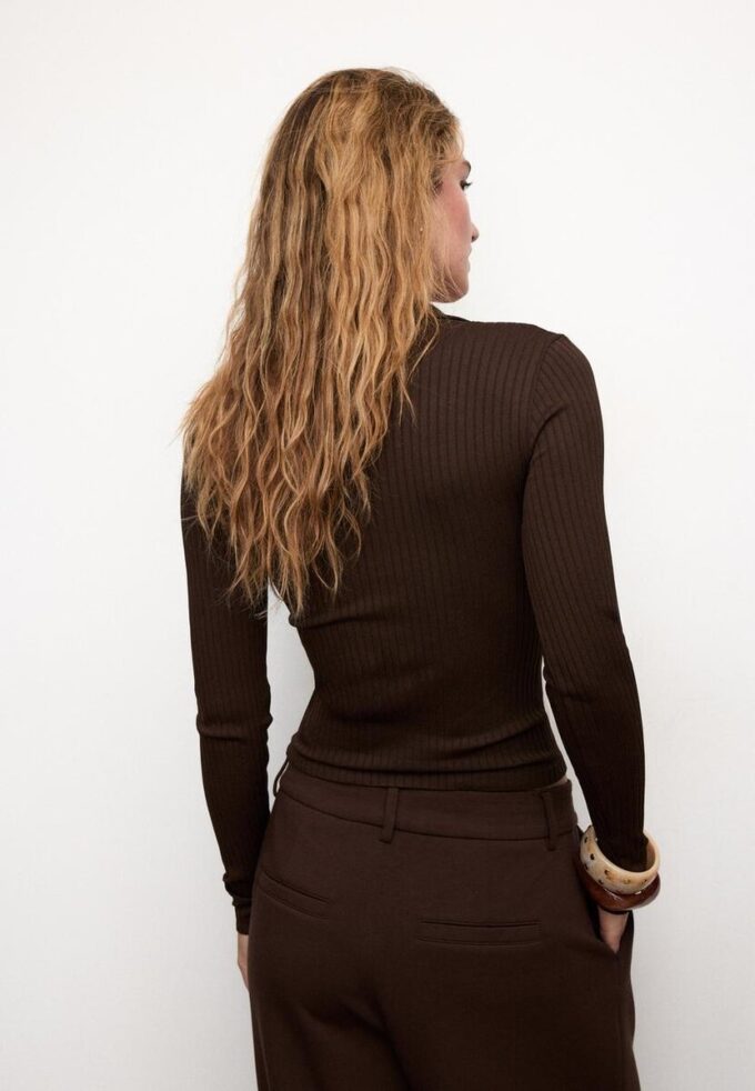 Seamless polo-T-skjorte