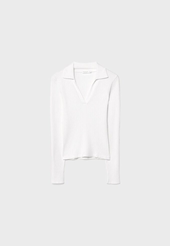 Seamless polo-T-skjorte