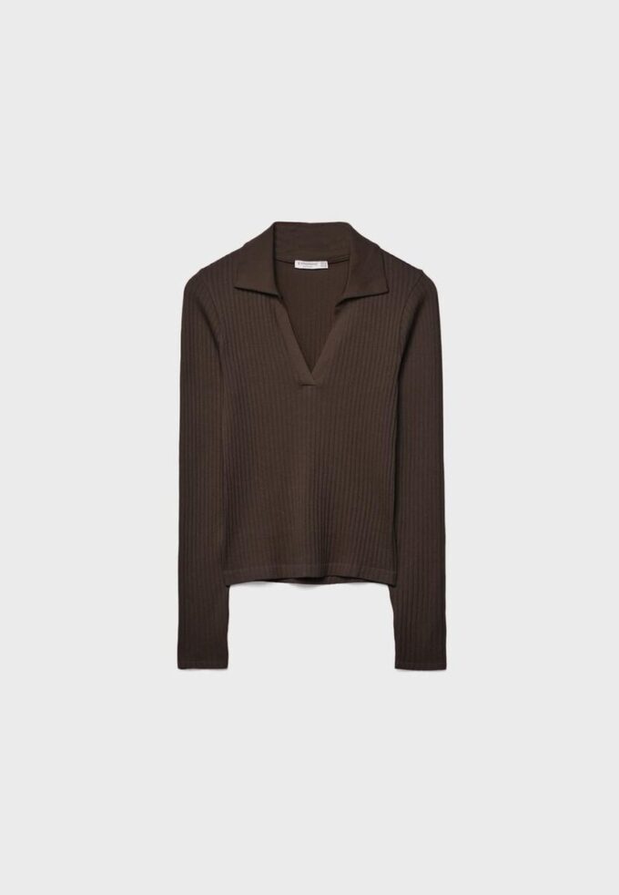 Seamless polo-T-skjorte