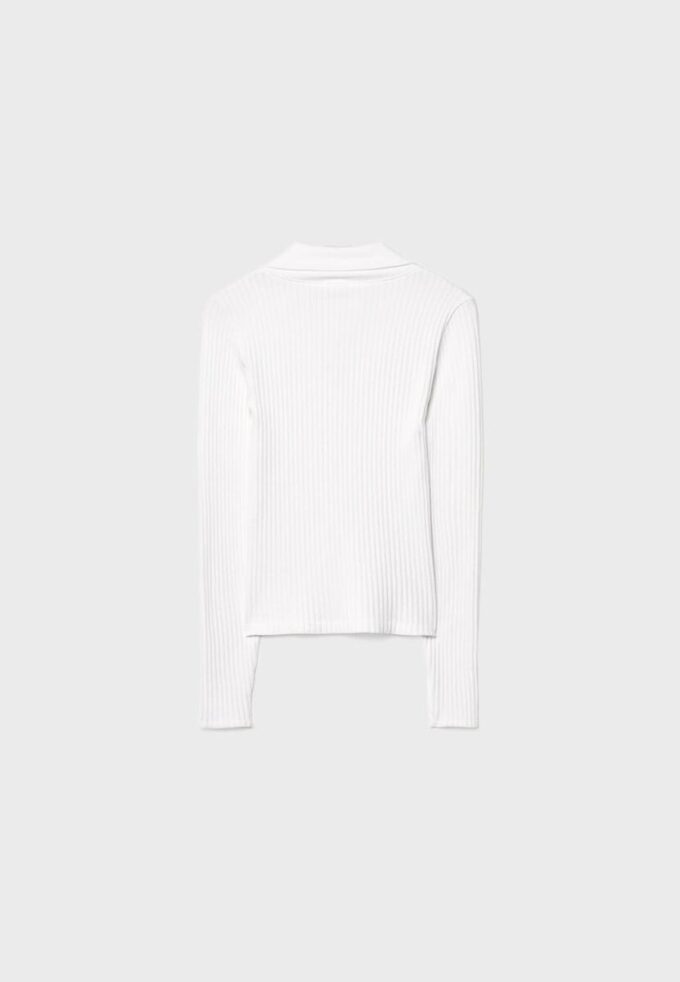 Seamless polo-T-skjorte