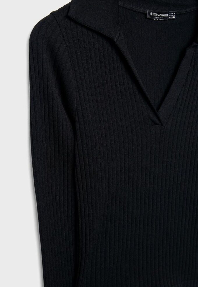 Seamless polo-T-skjorte