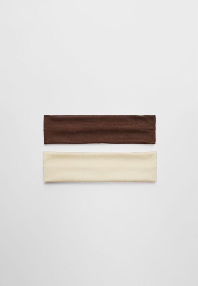 Sett med 2 elastiske hårbånd