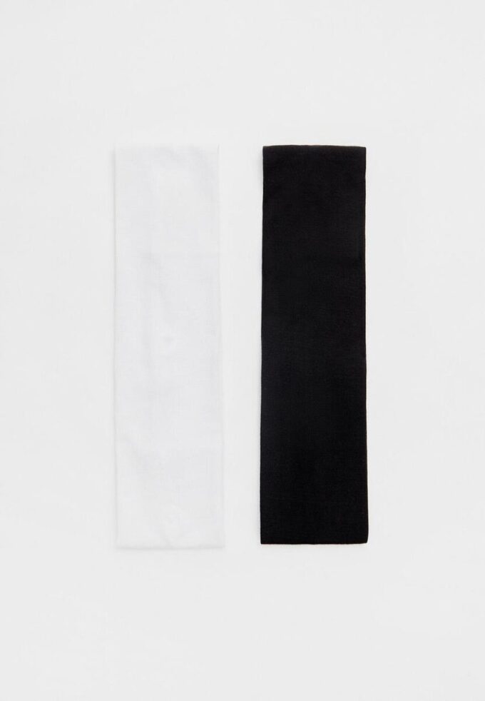 Sett med 2 elastiske hårbånd