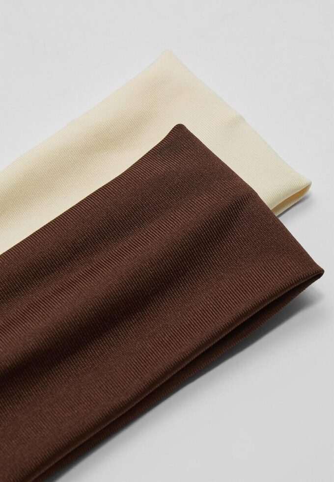 Sett med 2 elastiske hårbånd