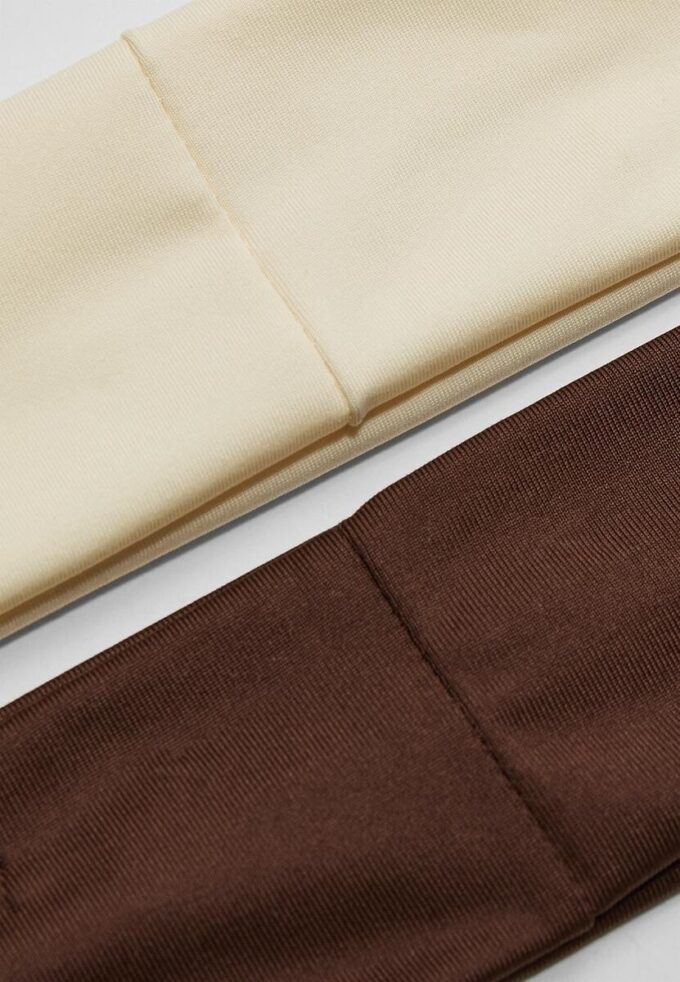 Sett med 2 elastiske hårbånd