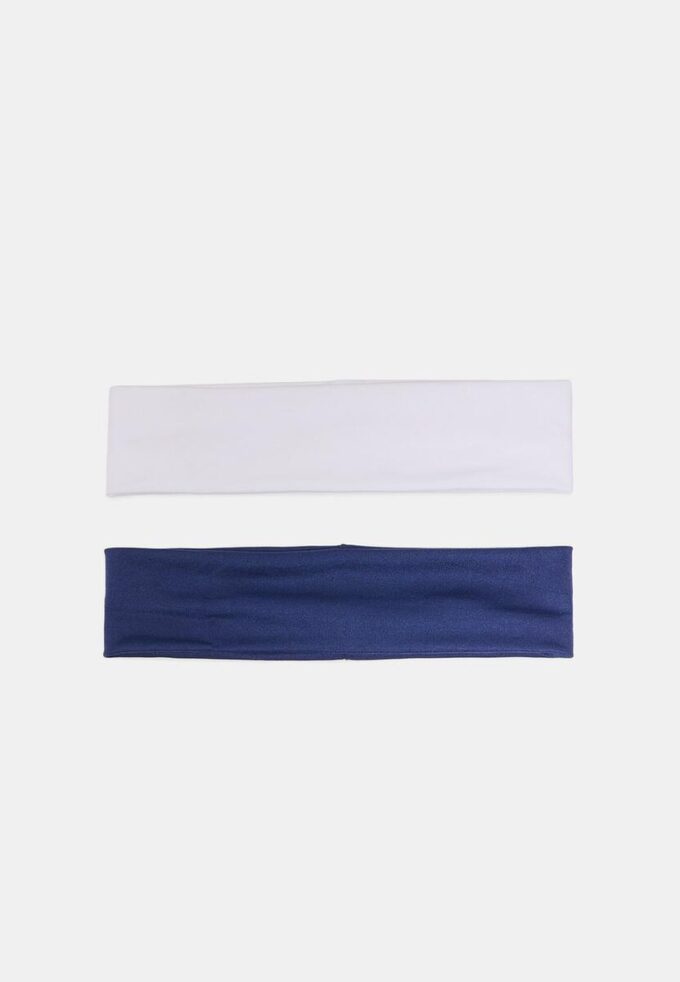 Sett med 2 elastiske hårbånd i pels