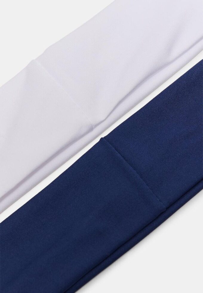 Sett med 2 elastiske hårbånd i pels