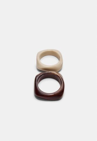 Sett med 2 stive armbånd